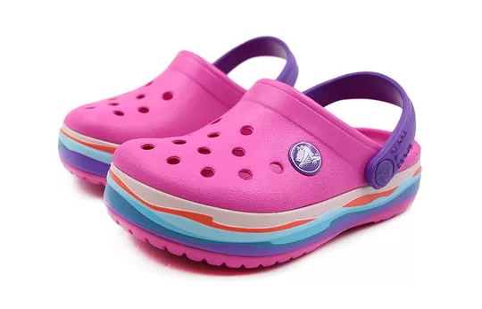 PS-Crocs-Crocband-Wavy-Band-Small-Crocs-Casual-Pink-Purple-Sandals-Pink-Purple-2 (PS) Crocs Crocband Wavy Band Small Crocs Casual Pink Purple Sandals 'Pink Purple'