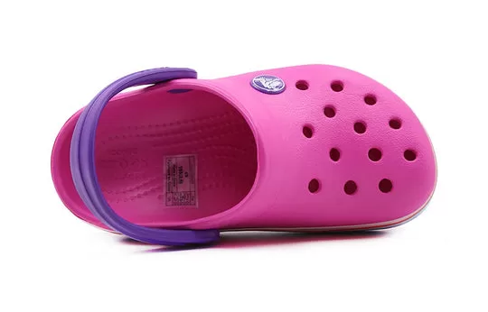 PS-Crocs-Crocband-Wavy-Band-Small-Crocs-Casual-Pink-Purple-Sandals-Pink-Purple-3 (PS) Crocs Crocband Wavy Band Small Crocs Casual Pink Purple Sandals 'Pink Purple'