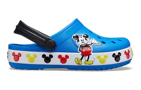PS-Crocs-Disney-Mickey-Outdoor-Flat-Heel-Sports-Blue-Sandals-1 (PS) Crocs Disney Mickey Outdoor Flat Heel Sports Blue Sandals