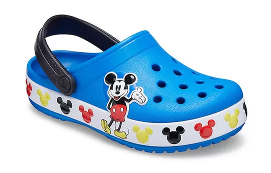 PS-Crocs-Disney-Mickey-Outdoor-Flat-Heel-Sports-Blue-Sandals-2 (PS) Crocs Disney Mickey Outdoor Flat Heel Sports Blue Sandals