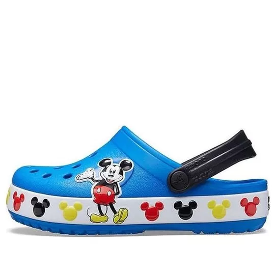 (PS) Crocs Disney Mickey Outdoor Flat Heel Sports Blue Sandals (PS) Crocs Disney Mickey Outdoor Flat Heel Sports Blue Sandals