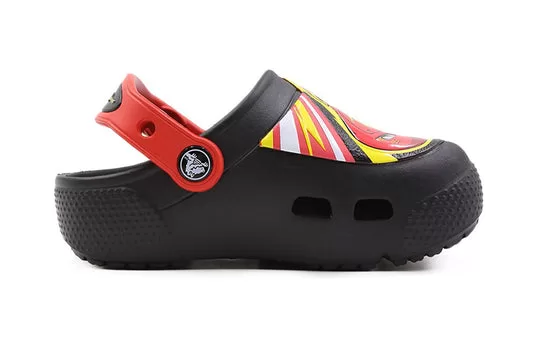 PS-Crocs-Funny-Casual-Sandals-Black-Red-1 (PS) Crocs Funny Casual Sandals Black Red