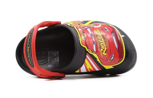 PS-Crocs-Funny-Casual-Sandals-Black-Red-2 (PS) Crocs Funny Casual Sandals Black Red