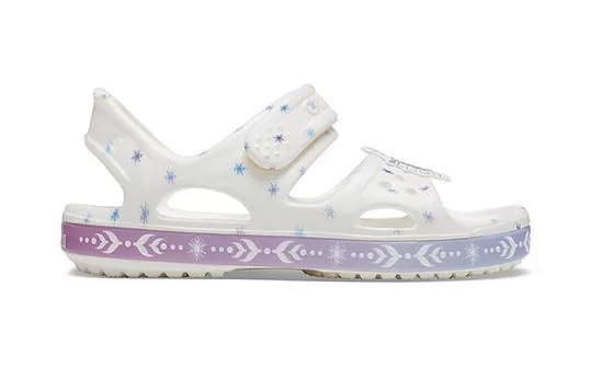 PS-Crocs-Funny-Frozen-White-Sandals-1 (PS) Crocs Funny Frozen White Sandals