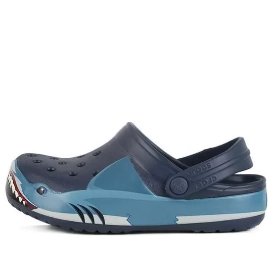 (PS) Crocs Funny Shark Beach Shoe Deep Blue (PS) Crocs Funny Shark Beach Shoe Deep Blue