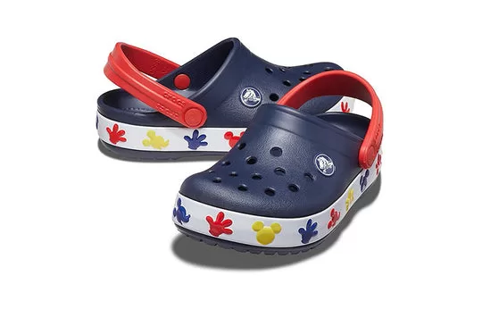 PS-Crocs-Mickey-Outdoor-Flat-Heel-Sports-Deep-Blue-Sandals-3 (PS) Crocs Mickey Outdoor Flat Heel Sports Deep Blue Sandals
