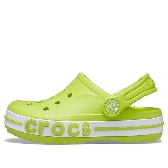 (PS) Crocs Outdoor Flat Heel Beach Sports Green Sandals (PS) Crocs Outdoor Flat Heel Beach Sports Green Sandals
