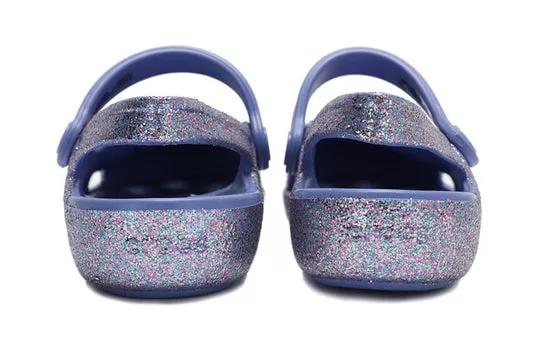 PS-Crocs-Outdoor-Flat-Heel-Shiny-Sports-Blue-Sandals-4 (PS) Crocs Outdoor Flat Heel Shiny Sports Blue Sandals