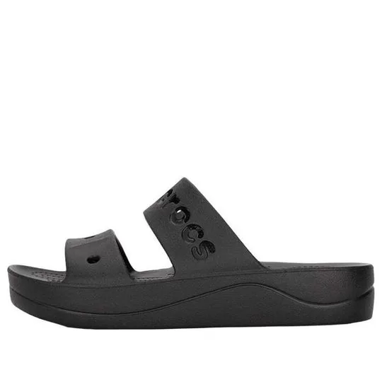 (WMNS) Crocs Baya Platform Sandals 'Core Black' 208188 (WMNS) Crocs Baya Platform Sandals 'Core Black' 208188