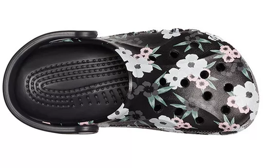 WMNS-Crocs-Baya-Printed-Clogs-Tropical-Floral-Black-3 (WMNS) Crocs Baya Printed Clogs 'Tropical Floral Black'