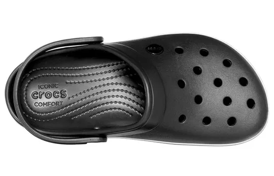 WMNS-Crocs-Beach-Sandals-Black-White-2 (WMNS) Crocs Beach Sandals Black White