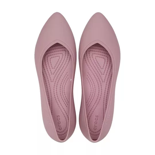 WMNS-Crocs-Brooklyn-Pointed-Flats-Pink-3 (WMNS) Crocs Brooklyn Pointed Flats 'Pink'