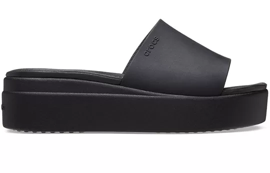 WMNS-Crocs-Brooklyn-Slide-Black-2 (WMNS) Crocs Brooklyn Slide 'Black'