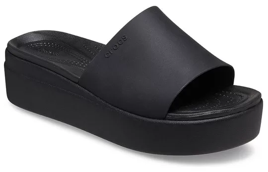 WMNS-Crocs-Brooklyn-Slide-Black-3 (WMNS) Crocs Brooklyn Slide 'Black'