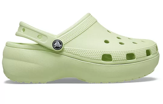 WMNS-Crocs-Classic-Platform-Clog-Celery-2 (WMNS) Crocs Classic Platform Clog 'Celery'