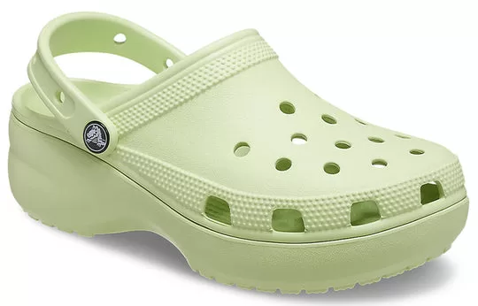 WMNS-Crocs-Classic-Platform-Clog-Celery-3 (WMNS) Crocs Classic Platform Clog 'Celery'