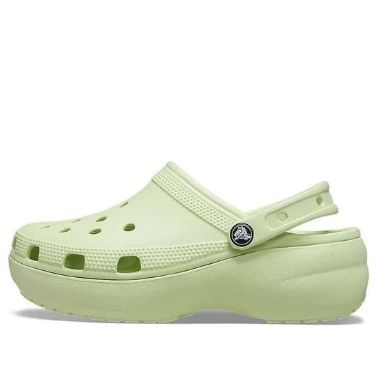 (WMNS) Crocs Classic Platform Clog 'Celery' (WMNS) Crocs Classic Platform Clog 'Celery'