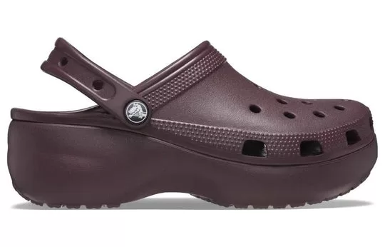 WMNS-Crocs-Classic-Platform-Clogs-Dark-Cherry-1 (WMNS) Crocs Classic Platform Clogs 'Dark Cherry'