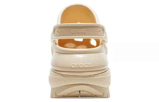 WMNS-Crocs-Mega-Crush-Shell-and-Pealrs-Clogs-Beige-209287-3 (WMNS) Crocs Mega Crush Shell and Pealrs Clogs 'Beige' 209287