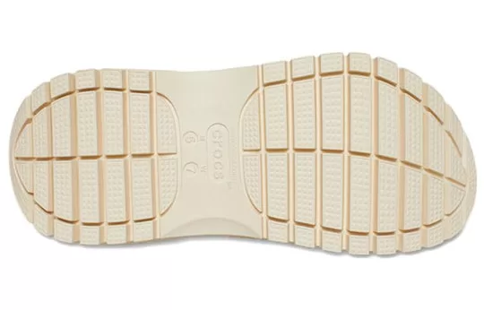 WMNS-Crocs-Mega-Crush-Shell-and-Pealrs-Clogs-Beige-209287-4 (WMNS) Crocs Mega Crush Shell and Pealrs Clogs 'Beige' 209287