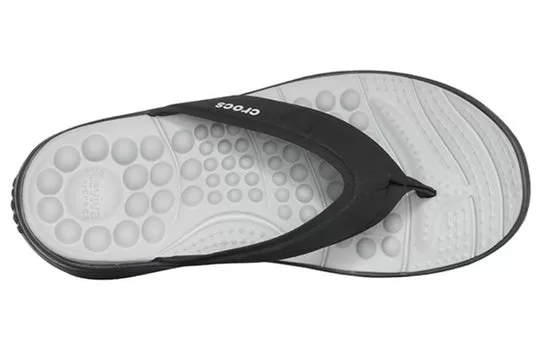 WMNS-Crocs-Reviva-Flip-Flops-Black-4 (WMNS) Crocs Reviva Flip-Flops Black