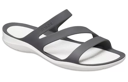 WMNS-Crocs-Sandals-Grey-White-1 (WMNS) Crocs Sandals 'Grey White'