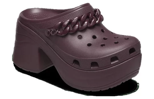 WMNS-Crocs-Siren-Chain-Clog-Dark-Cherry-3 (WMNS) Crocs Siren Chain Clog 'Dark Cherry'