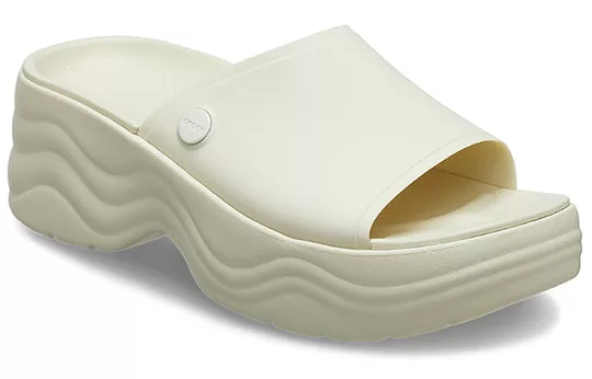 WMNS-Crocs-Skyline-Slide-White-3 (WMNS) Crocs Skyline Slide 'White'
