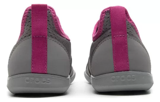 WMNS-Crocs-Swiftwater-Slip-On-Sneakers-Grey-Pink-3 (WMNS) Crocs Swiftwater Slip-On Sneakers 'Grey Pink'