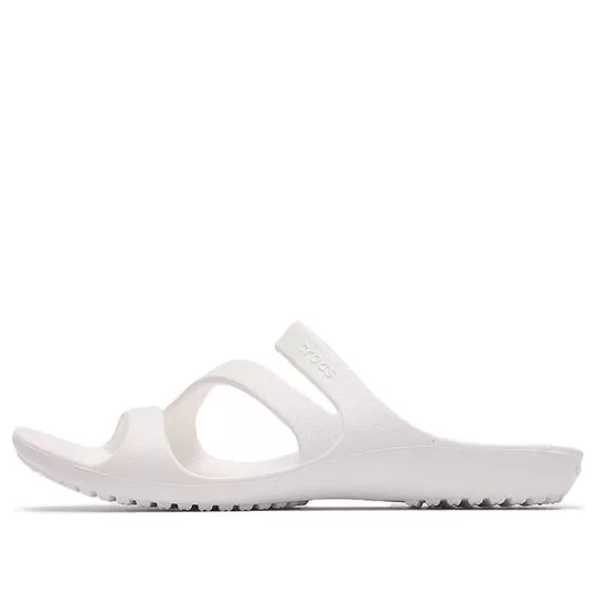 (WMNS) Crocs White Slippers (WMNS) Crocs White Slippers