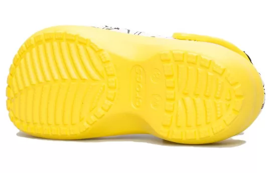 WMNS-Crocs-x-Smiley-World-Charm-Classic-Platform-Clogs-Yellow-White-3 (WMNS) Crocs x Smiley World Charm Classic Platform Clogs 'Yellow White'
