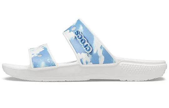 WMNS-CrocsOther-Sports-slippers-White-Blue-1 (WMNS) CrocsOther Sports slippers 'White Blue'