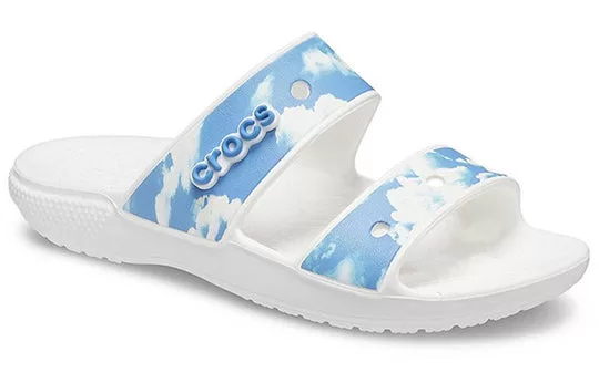 WMNS-CrocsOther-Sports-slippers-White-Blue-3 (WMNS) CrocsOther Sports slippers 'White Blue'